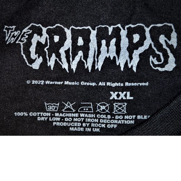 The Cramps Bad Music for Bad People punk rock Official T-Shirt 2XL NWT made UK - Picture 4 of 4